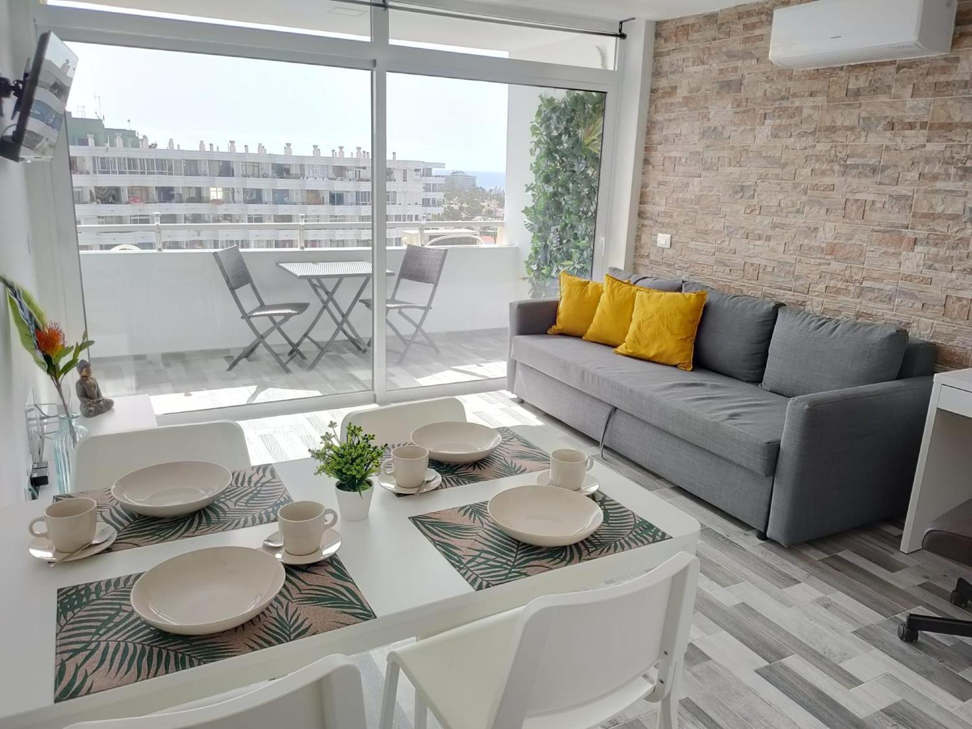 Blue Sky, Apartamento Vista Oceano Playa del Inglés Exterior foto